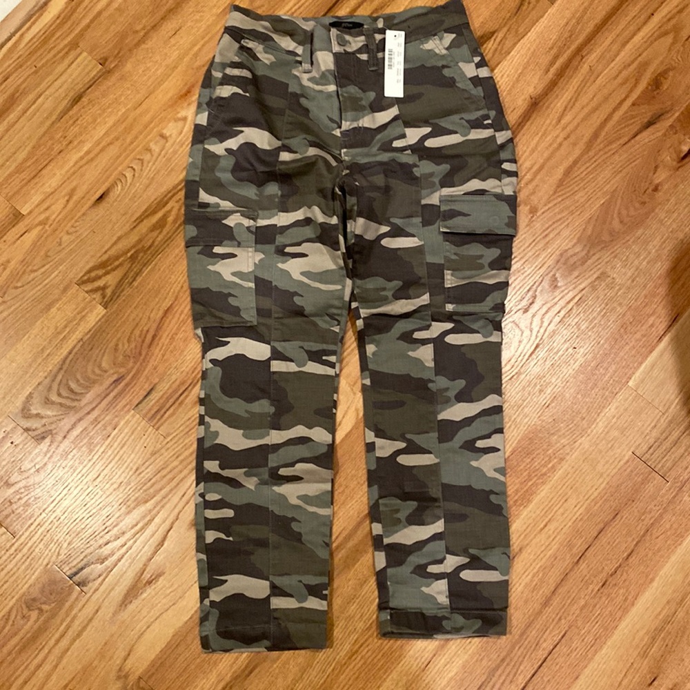 NWT-J. Crew Straight Leg Camo Pants, SZ, 26P